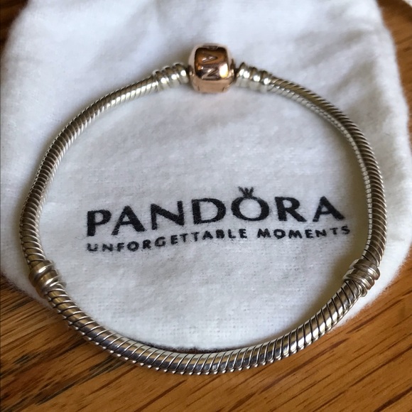 Pandora Jewelry - Pandora Moments Bracelet - Rose Gold Clasp